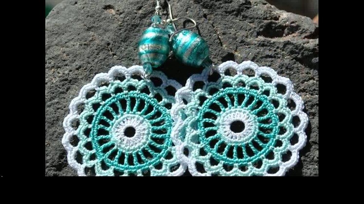 Free crochet earrings tutorial