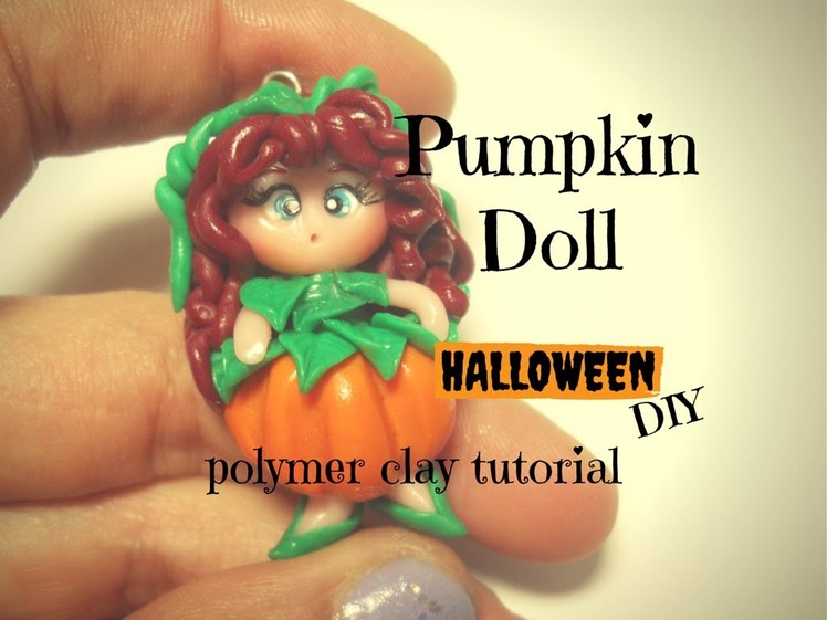 Halloween Pumpkin Doll ~ Bambolina vestita da Zucca | Polymer Clay Tutorial