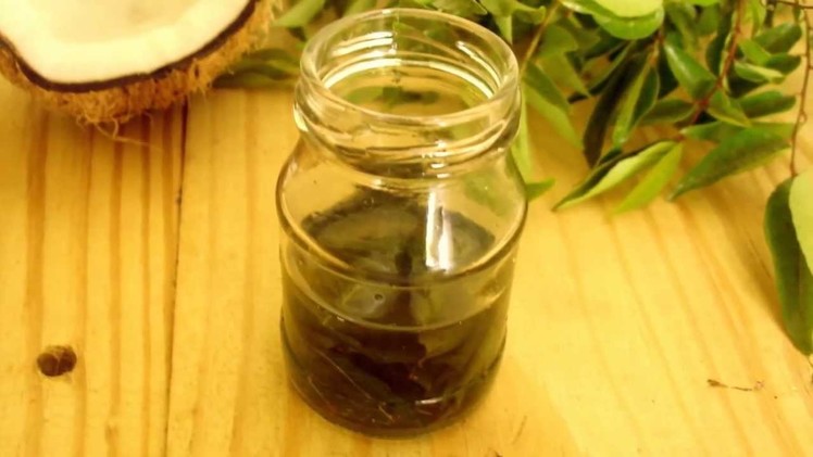 Homemade Curry Leaves Hair Oil for Hair Growth & Premature Greying