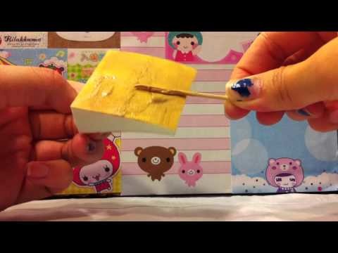 Homemade squishy cake slice tutorial