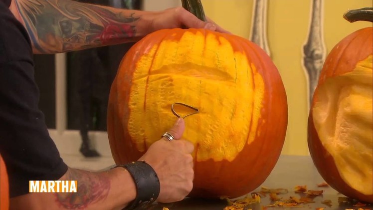 How to Carve Incredible Pumpkin Faces ⎢Ray Villafane⎢Martha Stewart