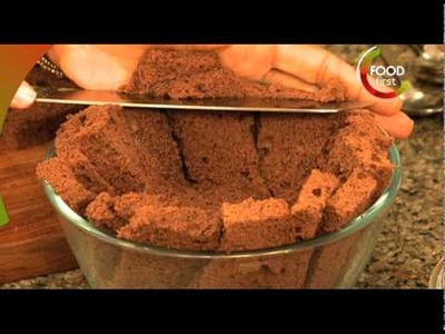How to cook Chocolate Zucotto - cake and ice cream delight -Sweet and Tasty