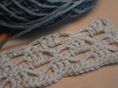 How to Crochet "Double Arches" Stitch Pattern