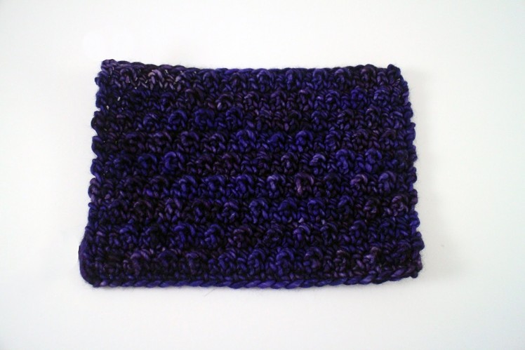 How to Crochet the Pebbled Stitch