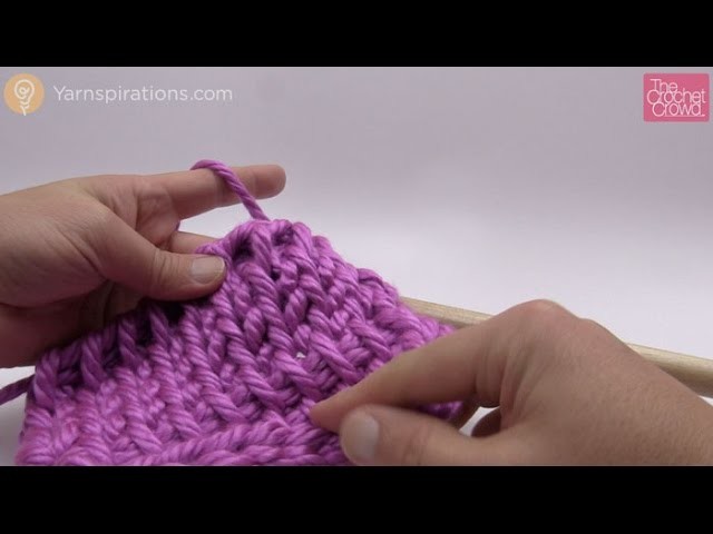 How To Do Tunisian Knit Stitch