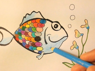 How To Draw Rainbow-Rainbow Fish