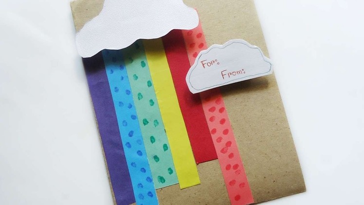 How To Make A Summer Holiday Rainbow Card - DIY  Tutorial - Guidecentral