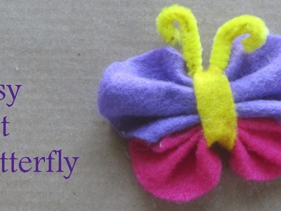 How to Make Felt Butterfly Fun Craft Ideas
