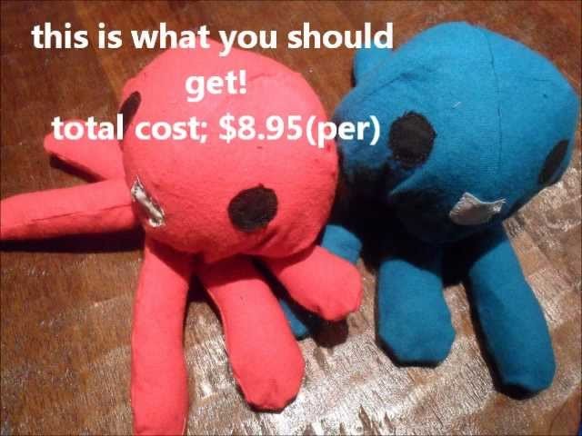 How to make; Homestuck Squiddles Plushies