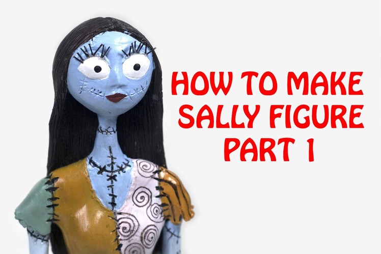 How to Make Polymer Clay Sally Figure - Part 1.3 - The Body