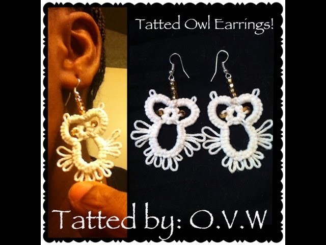 IT'S TIME TO TAT! (Tatted Owls Earrings)