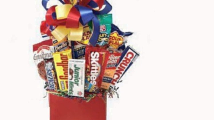 Junk Food Galore Gift Basket Idea
