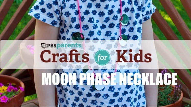 Moon Phase Shrinky Dink Necklace | Crafts for Kids | PBS Parents