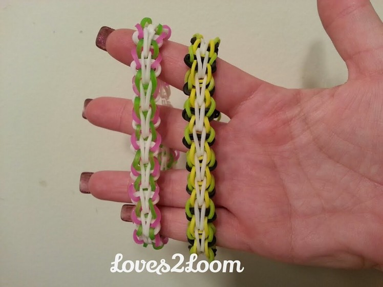 New "Butterfly Single" Rainbow Loom Bracelet.How To Tutorial
