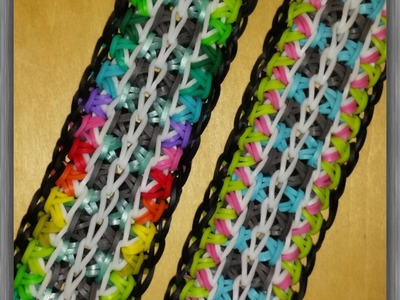 New "Corellia" Rainbow Loom Bracelet. How To Tutorial