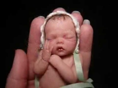 One Of A Kind Polymer Clay Babies Sculptures