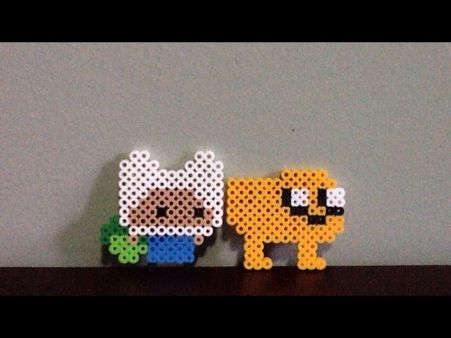 Perler Bead Finn And Jake From Adventure Time Tutorial!