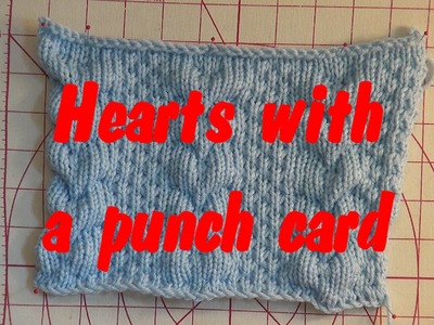 Punch Card Hearts