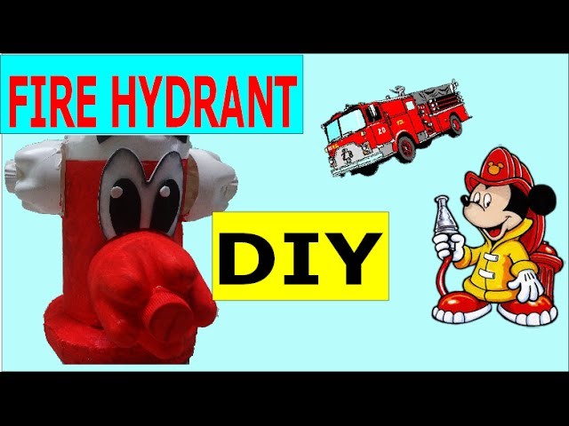 Recycled Projects for Kids: How to Make a Fire Hydrant out of Plastic Bottles