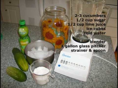 Refreshing Cucumber Drink from Front-Porch-Ideas-and-More.com