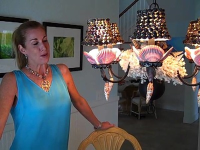Shell Mirrors, Shell Decor, Shell Chandelier - Heather Kendall Designs - Elegant Shells