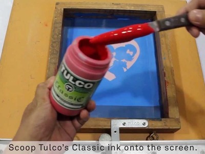 TULCO Classic Textile Ink: Basic Screen Printing Tutorial