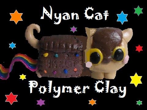 TUTORIAL: nyan cat sweets polymer clay