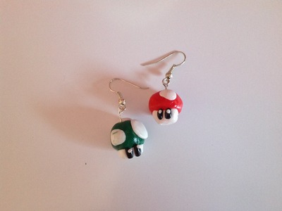 Tutorial polymer clay green mushroom of Super Mario Bros :D