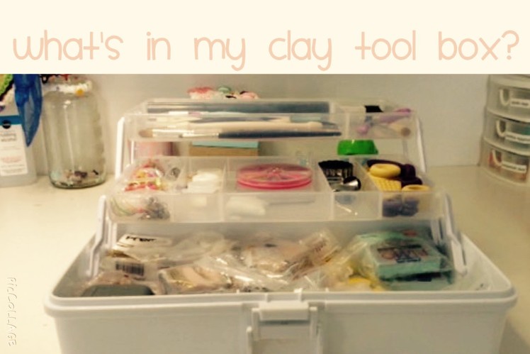 What's In My Clay Tool Box? Polymer Clay storage Tour