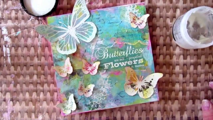Butterfly Mixed Media Project
