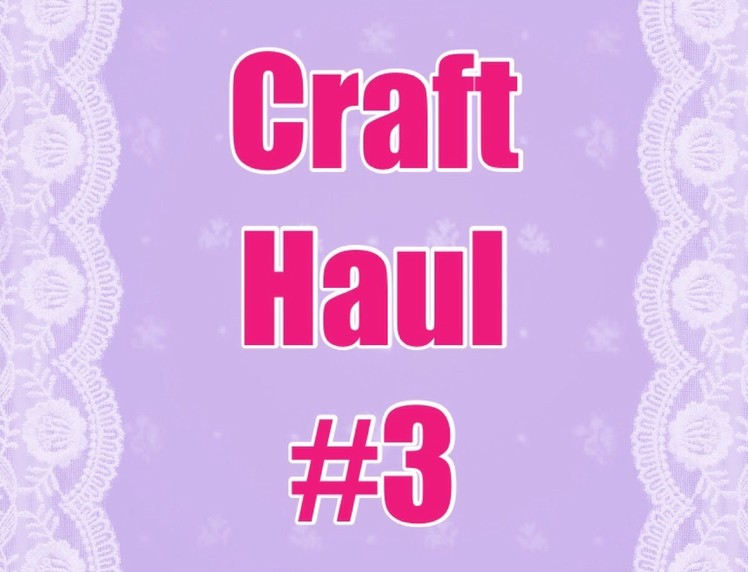 Craft haul #3 (Hair Bow Center)