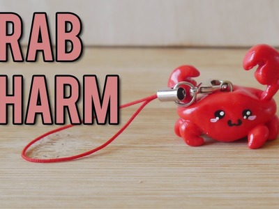 ★ Cute Crab Charm  (Polymer Clay Tutorial) ★