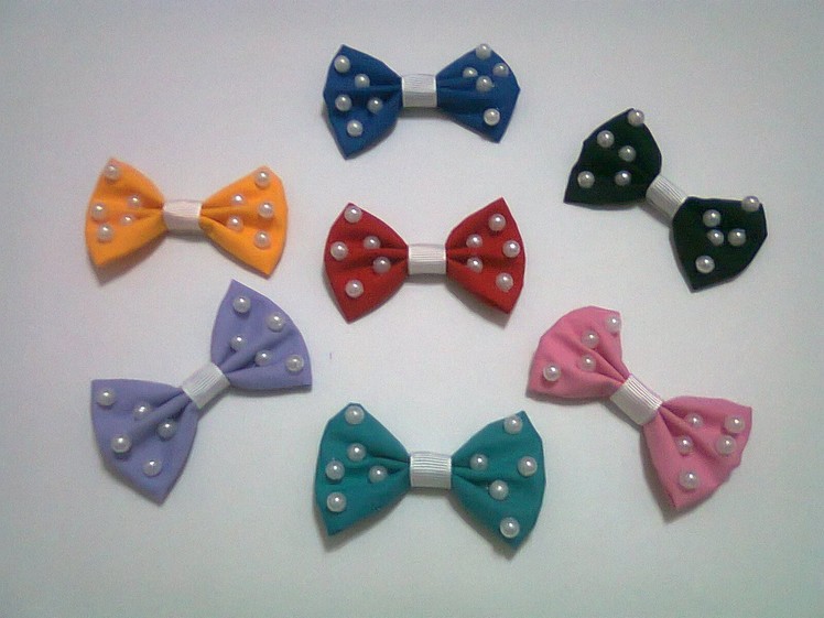 DIY : #16 Cute Bows With Pearl ♥