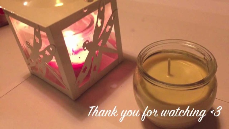 DIY| How to make a Holiday Candle