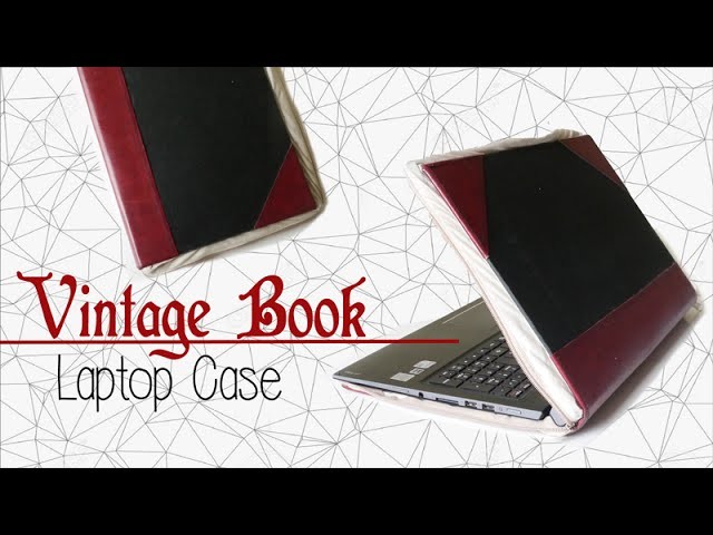 DIY ✂ Vintage Book Laptop Case