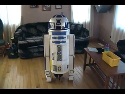 Home made Star Wars costumes R2D2