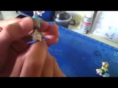 How to make a polymer clay charm.lucky star necklace!