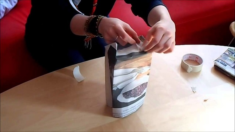 How to make a recycled paper bag