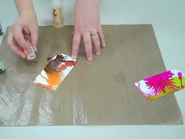 How-to: Make a Tag Using Alcohol Ink