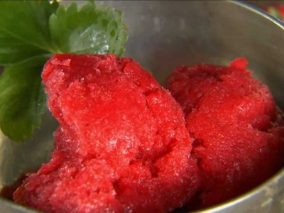 How to Make Strawberry Sorbeto | P. Allen Smith Cooking Classics