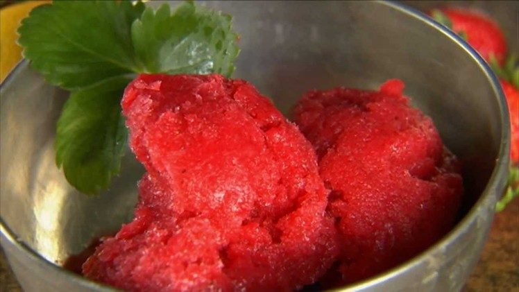 How to Make Strawberry Sorbeto | P. Allen Smith Cooking Classics