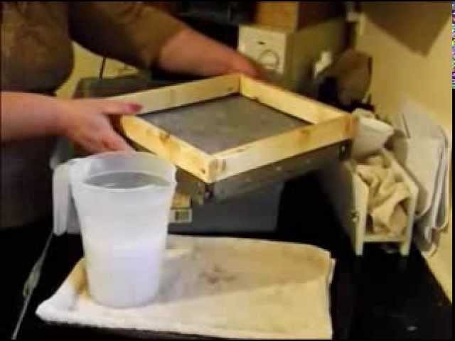 Making Handmade Paper With Natures Garden
