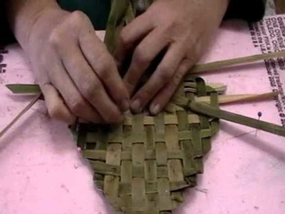 Nancy Today: Plaiting Cattail bookmark (cattail workshop 27) ASMR weaving (basket making tutorial)