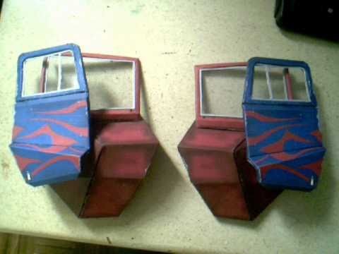 Optimus papercraft part 2B and 2C