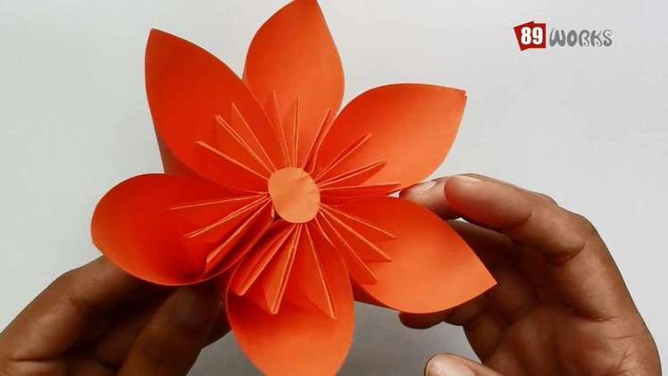 Origami Paper Folding Instructions | Kusudama Flower | Work #01