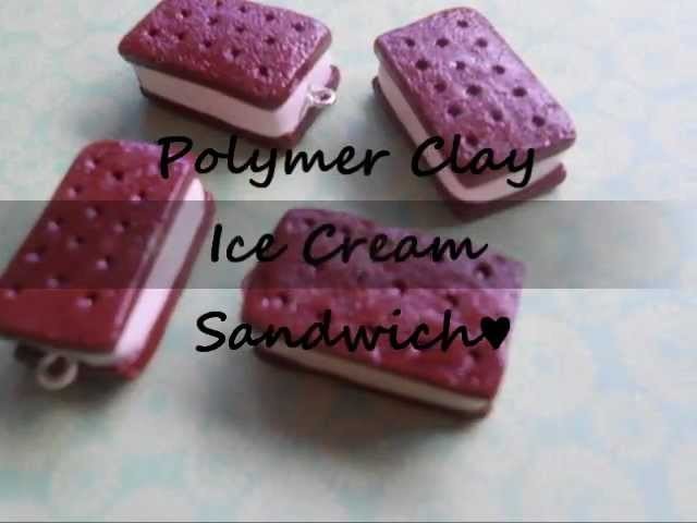 Polymer Clay: Ice Cream Sandwich Tutorial
