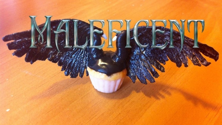 Polymer Clay Maleficent Inspired Cupcake: Part 7 Cupcake Series