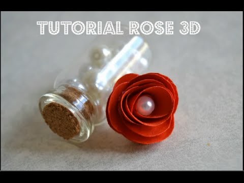ROSE 3D TUTORIAL , SIZZIX, FLOWERS TUTORIAL