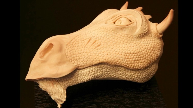 Sculpting the Polymer Clay Dragon Head - A New Dragon in the works! Update 2014