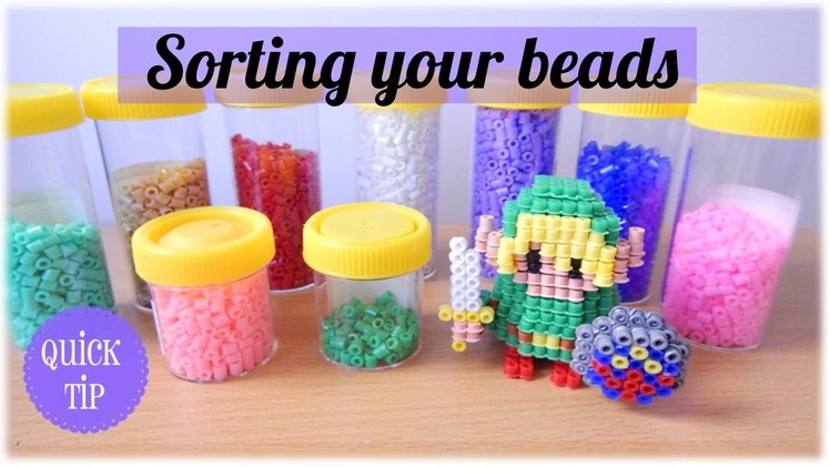 Sorting colours: Perler Bead Quick Tip